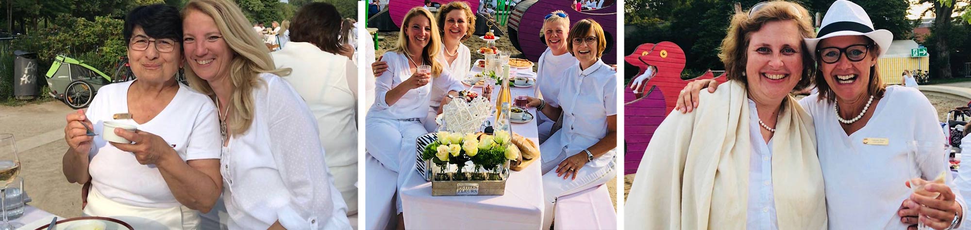 Zu Gast beim „Diner en blanc 2019“ des SI Club Lippstadt